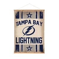 Tampa Bay Lightning 36" x 54" Large Canvas Wall Art Tapestry with Wood Frame