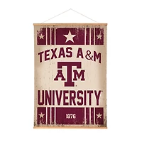 Texas A&M Aggies 36" x 54" Large Canvas Wall Art Tapestry with Wood Frame