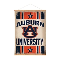 Auburn Tigers 36" x 54" Large Canvas Wall Art Tapestry with Wood Frame