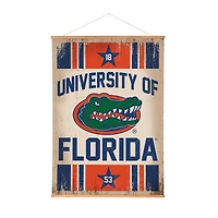 Florida Gators 36" x 54" Large Canvas Wall Art Tapestry with Wood Frame