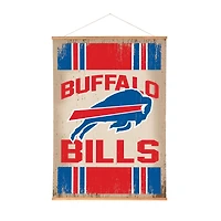 Buffalo Bills 36" x 54" Large Canvas Wall Art Tapestry with Wood Frame