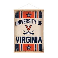 Virginia Cavaliers 36" x 54" Large Canvas Wall Art Tapestry with Wood Frame