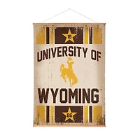 Wyoming Cowboys 36" x 54" Large Canvas Wall Art Tapestry with Wood Frame