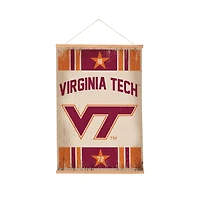 Virginia Tech Hokies 24" x 36" Antique Style Canvas Wall Art Tapestry with Wood Frame