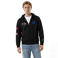 Men's Disney x Champion Black New York Giants Wreck-It Ralph All-Star Full-Zip Hoodie