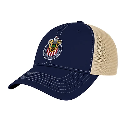 Men's 1863FC Navy Chivas Color Badge Offroad Adjustable Trucker Hat