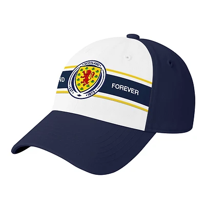 Men's 1863FC Navy Scotland National Team Striped Band Adjustable Hat