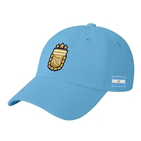 Men's 1863FC Blue Argentina National Team AFA Flag Adjustable Crew Hat