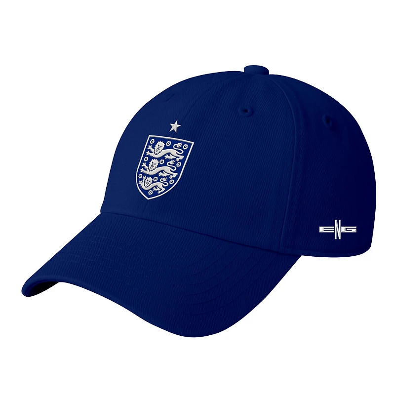 Men's 1863FC Navy England National Team Mono Badge Crew Adjustable Crew Hat