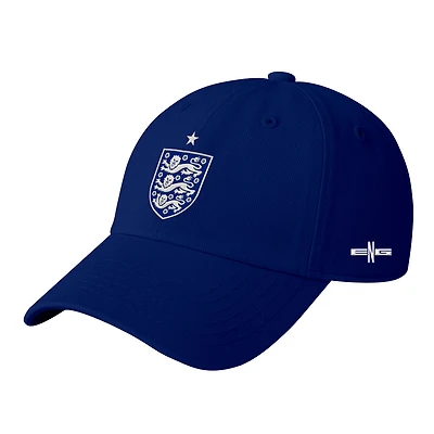 Men's 1863FC Navy England National Team Mono Badge Crew Adjustable Crew Hat