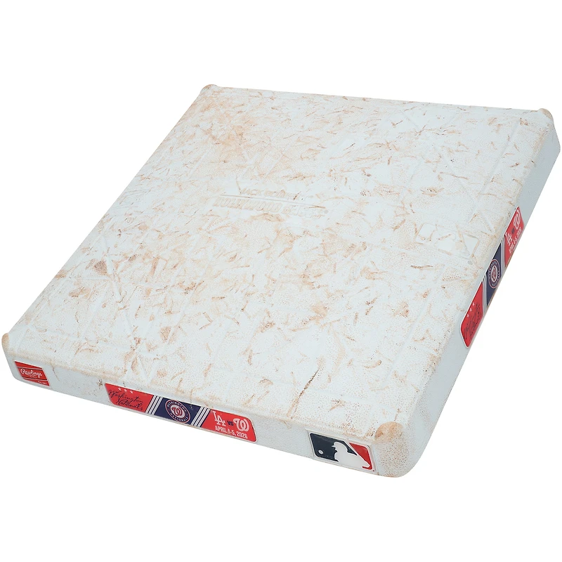 Washington Nationals Game-Used Second Base vs. Los Angeles Dodgers on April 4-5, 2026