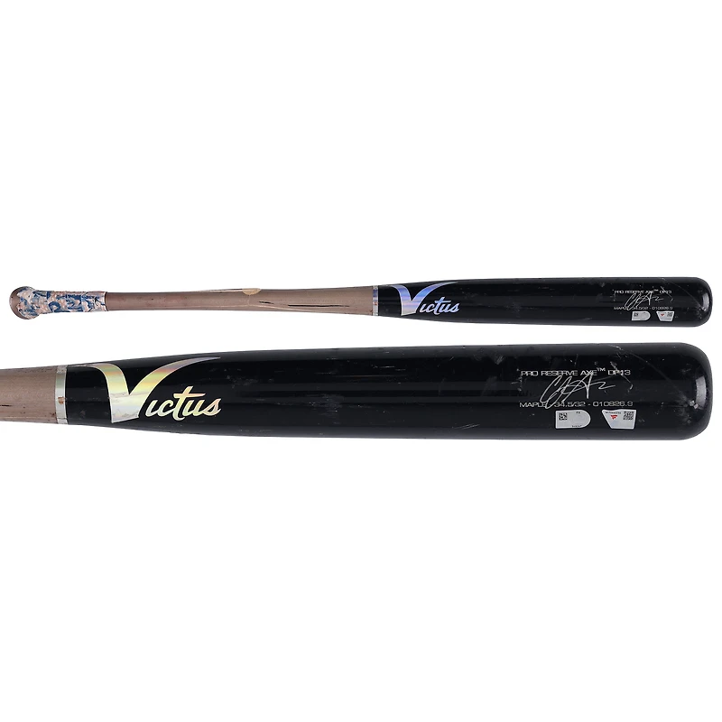 CJ Abrams Washington Nationals Game-Used Black Victus Broken Bat vs. Los Angeles Dodgers on April 3, 2026 - RBI Single