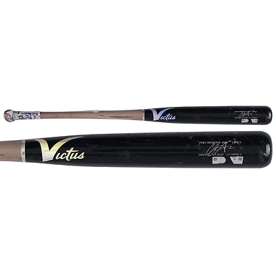 CJ Abrams Washington Nationals Game-Used Black Victus Broken Bat vs. Los Angeles Dodgers on April 3, 2026 - RBI Single