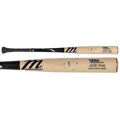Jorbit Vivas Washington Nationals Game-Used Tan Marucci Broken Bat vs. Philadelphia Phillies on March 30, 2026 - Single