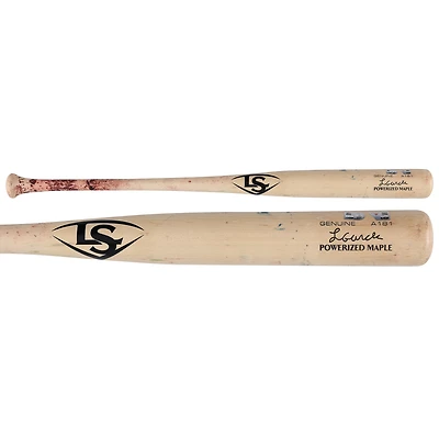 Luis García Jr. Washington Nationals Game-Used Tan Louisville Slugger Broken Bat vs. Philadelphia Phillies on March 30, 2026 - Double
