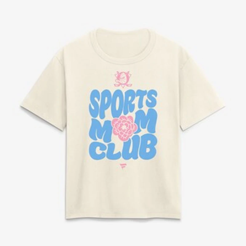 Women's Cream Anaheim Ducks Sports Mom Club T-Shirt