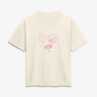 Women's Cream Carolina Hurricanes Sports Mom T-Shirt