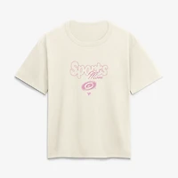 Women's Cream Carolina Hurricanes Sports Mom T-Shirt