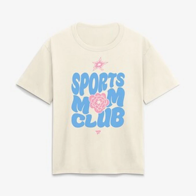Women's Cream Dallas Stars Sports Mom Club T-Shirt