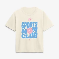 Women's Cream Dallas Stars Sports Mom Club T-Shirt