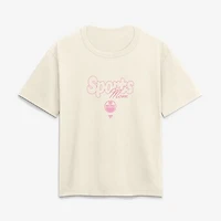 Women's Cream Edmonton Oilers Sports Mom T-Shirt