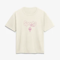Women's Cream Edmonton Oilers Sports Mom T-Shirt