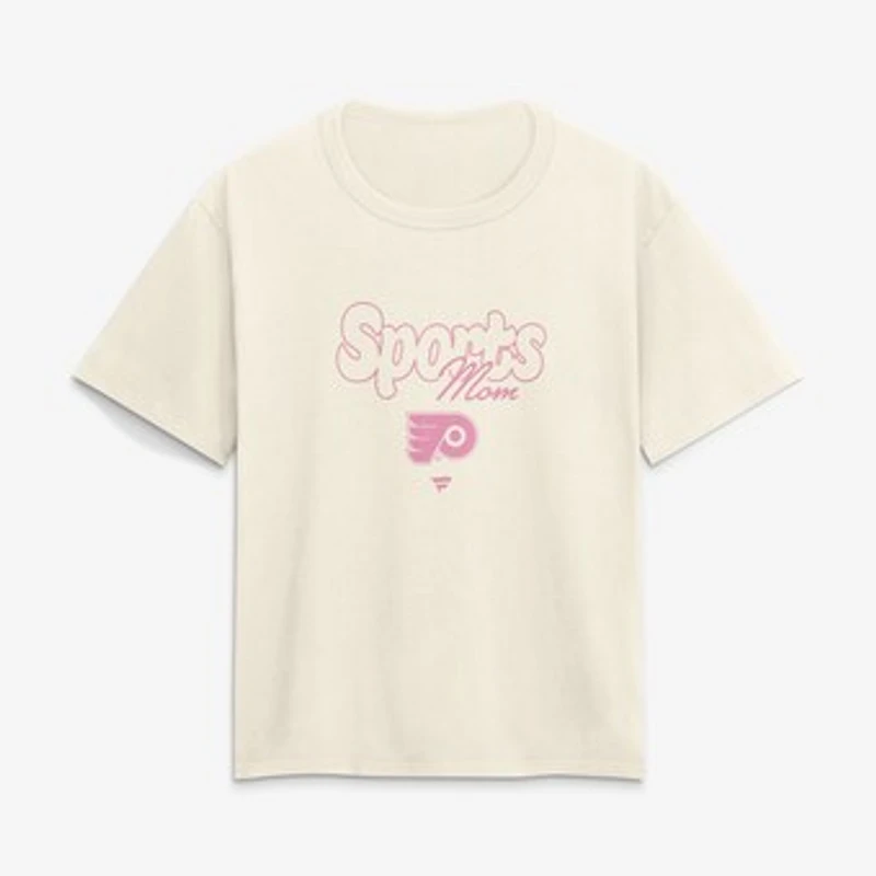 Women's Cream Philadelphia Flyers Sports Mom T-Shirt