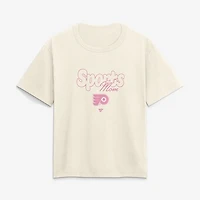 Women's Cream Philadelphia Flyers Sports Mom T-Shirt