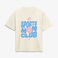 Women's Cream Tampa Bay Lightning Sports Mom Club T-Shirt