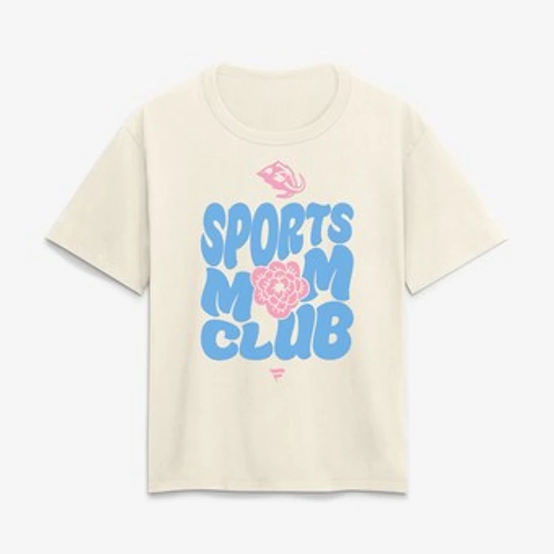 Women's Cream Utah Mammoth Sports Mom Club T-Shirt