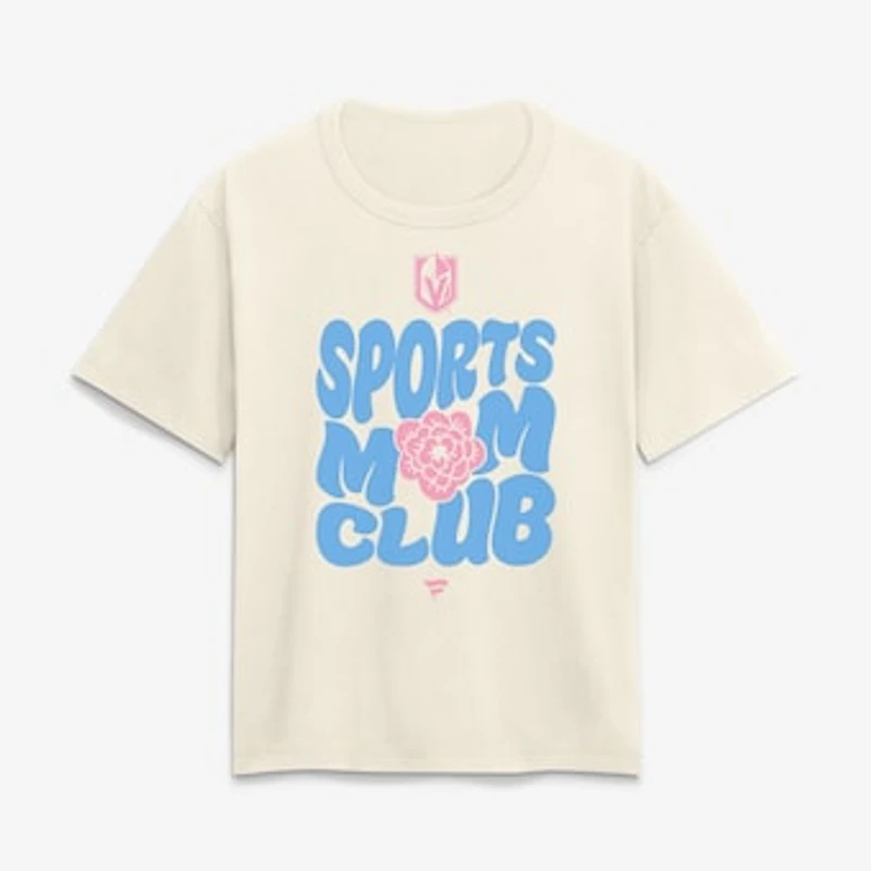 Women's Cream Vegas Golden Knights Sports Mom Club T-Shirt