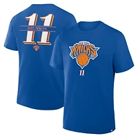 Men's Jalen Brunson Blue New York Knicks In The Paint Legacy T-Shirt