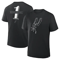 Men's Victor Wembanyama Black San Antonio Spurs In The Paint Legacy T-Shirt