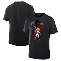 Men's Donovan Mitchell Black Cleveland Cavaliers Finger Roll Finish Legacy T-Shirt