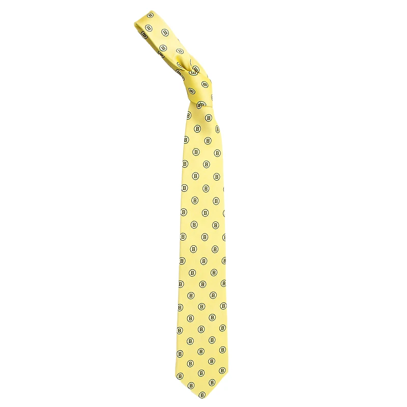 Boston Bruins Echo Woven Silk Tie