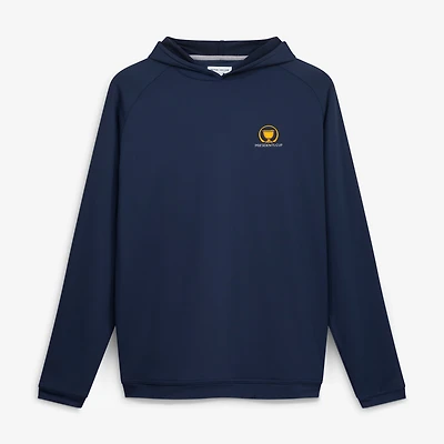 Men's Peter Millar Navy Presidents Cup Team USA Pine Performance Raglan Hoodie