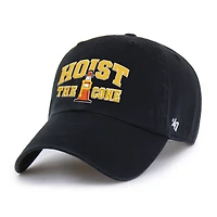 Men's '47 Black Pittsburgh Pirates Hoist the Cone Clean Up Adjustable Hat
