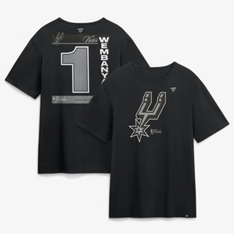 Men's Victor Wembanyama Black San Antonio Spurs 2026 NBA Finals Legacy T-Shirt