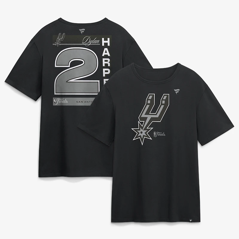 Men's Dylan Harper Black San Antonio Spurs 2026 NBA Finals Legacy T-Shirt