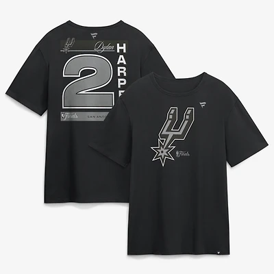 Men's Dylan Harper Black San Antonio Spurs 2026 NBA Finals Legacy T-Shirt