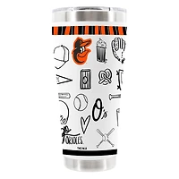 The Memory Company Baltimore Orioles 30oz Stainless Steel Sketchpad Tumbler