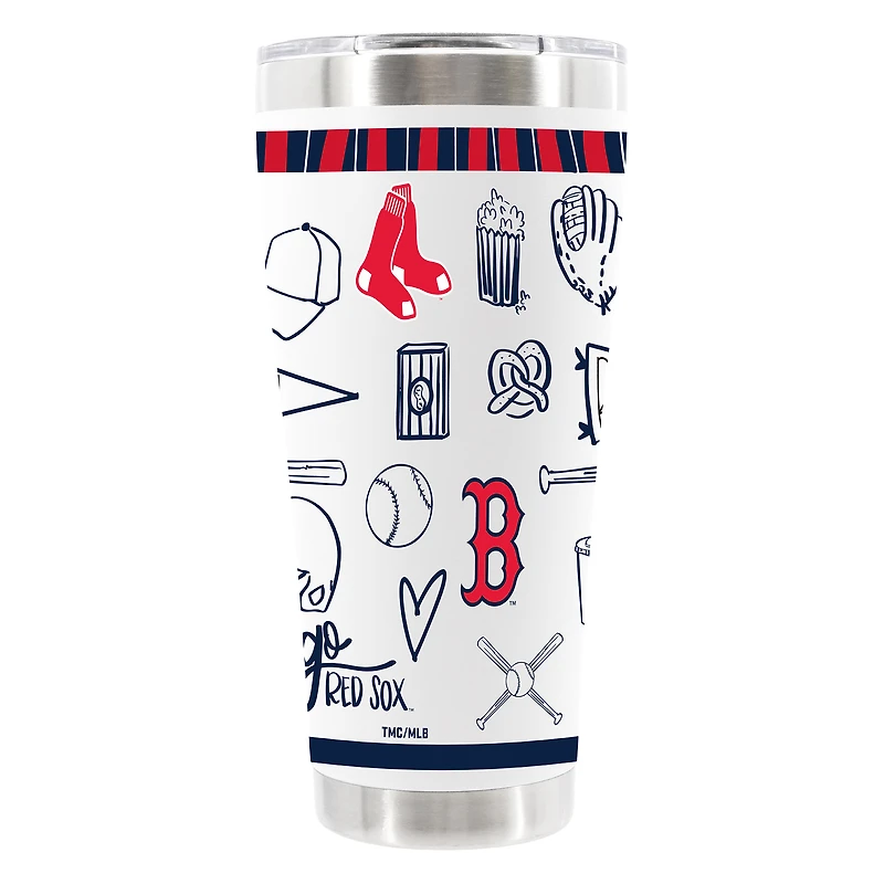 The Memory Company Boston Red Sox 30oz Stainless Steel Sketchpad Tumbler