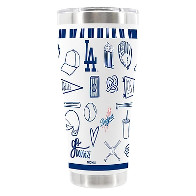 The Memory Company Los Angeles Dodgers 30oz Stainless Steel Sketchpad Tumbler