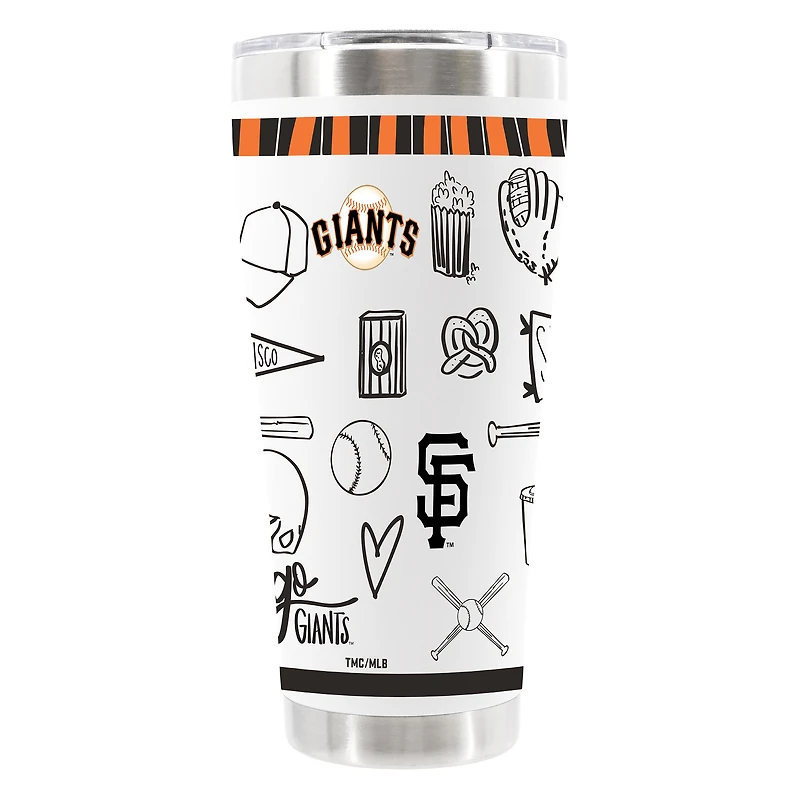 The Memory Company San Francisco Giants 30oz Stainless Steel Sketchpad Tumbler