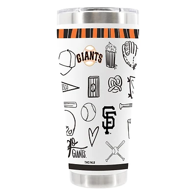 The Memory Company San Francisco Giants 30oz Stainless Steel Sketchpad Tumbler