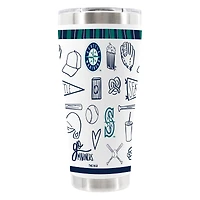 The Memory Company Seattle Mariners 30oz Stainless Steel Sketchpad Tumbler