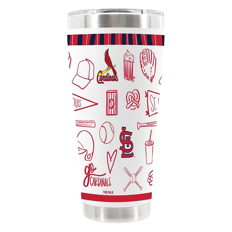 The Memory Company St. Louis Cardinals 30oz Stainless Steel Sketchpad Tumbler