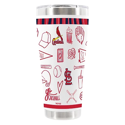 The Memory Company St. Louis Cardinals 30oz Stainless Steel Sketchpad Tumbler