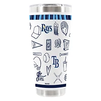 The Memory Company Tampa Bay Rays 30oz Stainless Steel Sketchpad Tumbler