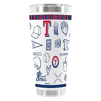 The Memory Company Texas Rangers 30oz Stainless Steel Sketchpad Tumbler